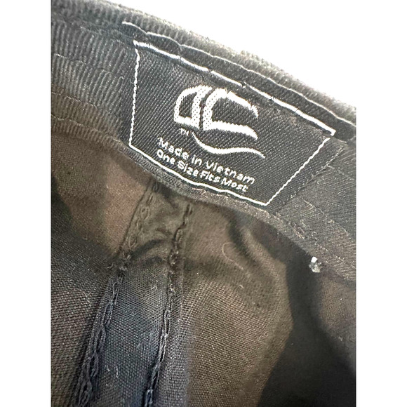 Texas Tech Double Red T Basketball Cool Fit Strap Back Adult Black Cap - Picture 7 of 8